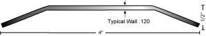 NGP 412SS Stainless Steel Saddle Threshold
