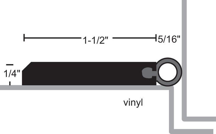NGP 705V Perimeter Seal Compatible with Parallel Arm Closers
