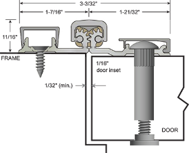 NGP HD5700 Full Surface Continuous Geared Hinge