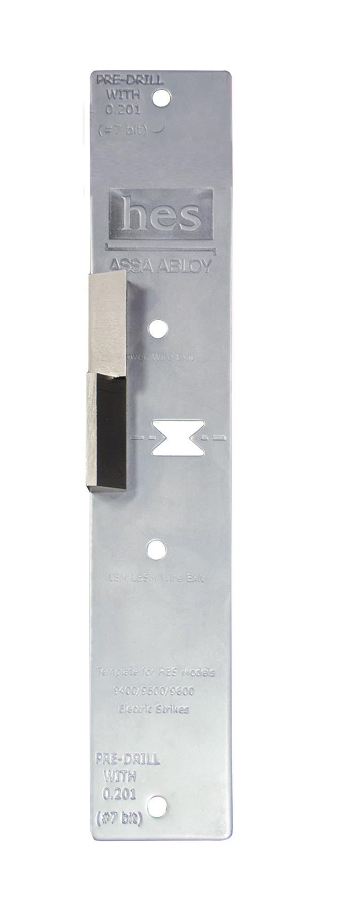 HES 9000-MTK Metal Template Installation Kit for 9000 Series Electric Strikes
