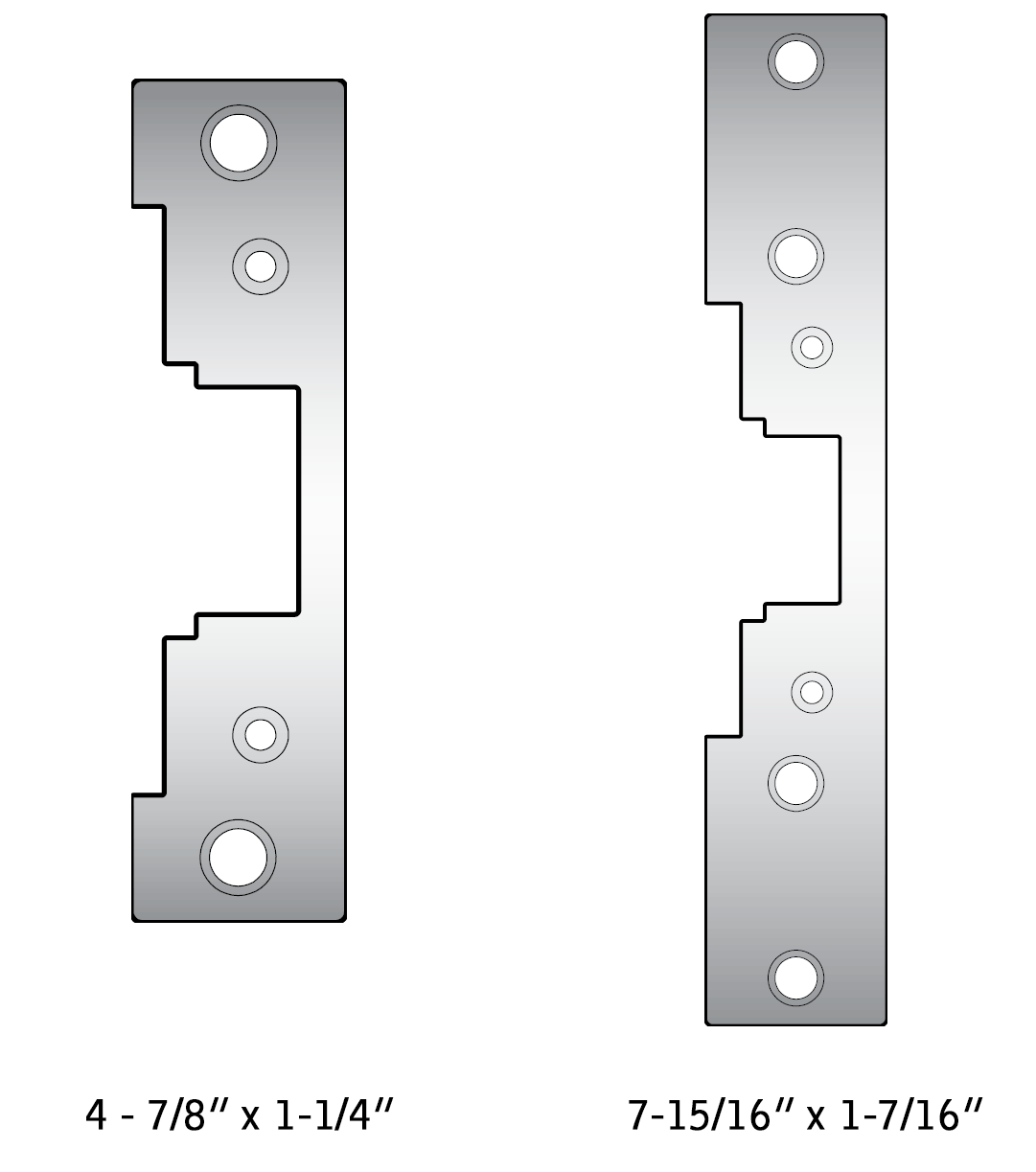 HES 7000-110 Replacement Strike Plate for 7000 Series Electric Strikes