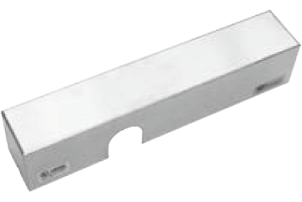 Cal-Royal 900SMET 900 Series Door Closer Slim Metal Cover,Finish-Satin Stainless Steel