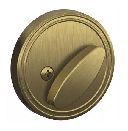 Schlage JD80/JD81 One Sided Deadbolt w/ Exterior Plate Option