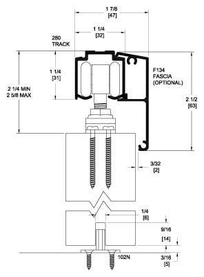 Pemko SIM200A Sliding Door Kit