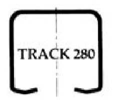 Pemko 280 Henderson Track Steel For Sliding & Folding Door