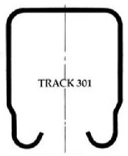 Pemko 301 Henderson Track Steel For Sliding & Folding Door