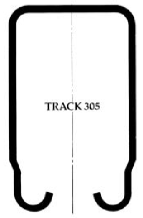 Pemko 305 Henderson Track Steel For Sliding & Folding Door