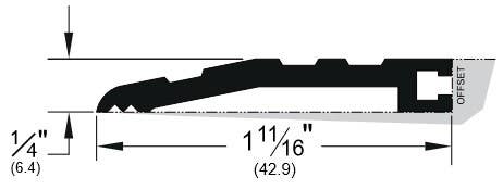 Pemko 278 Half Saddle Threshold