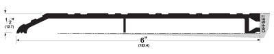 Pemko 2555x256 Saddle Threshold