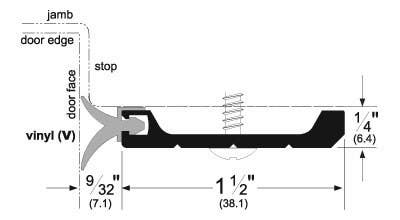 Pemko 2903 Heavy Duty Perimeter Gasketing w/ Eco-V insert