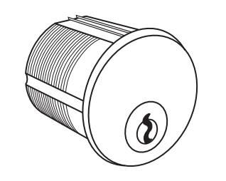 ACCENTRA (formerly Yale) 2000 Fixed Core Mortise Cylinder For nexTouch Sectional Mortise Lock
