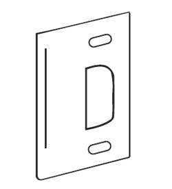 Don-Jo A-2-SS Adjustable Strikes