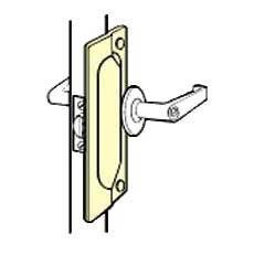 Don-Jo LP-107 Latch Protectors, Satin Stainless Steel Finish