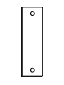 Don-Jo FBR-C Flush Bolt Conversion, Prime Coat Finish