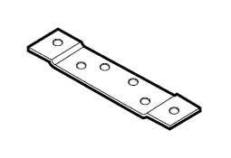 Don-Jo HR-170 Hinge Reinforcements, Raw Steel Finish