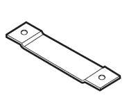 Don-Jo HR-210 - 5 Hinge Reinforcements, Raw Steel Finish