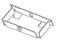 Don-Jo 834-ADJ Metal-Wood Stud Combo Anchor, Raw Steel Finish
