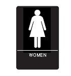 Don-Jo HS-9060-04 A.D.A. Signs, Brown Finish