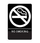 Don-Jo HS-9060-22 A.D.A. Signs, Brown Finish