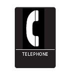 Don-Jo HS-9070-27 A.D.A. Signs, Blue Finish