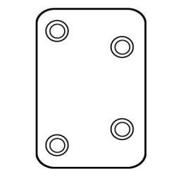 Rockwood 604 SHIM Clear Plastic Shim for 604 Solid Brass Door Guard