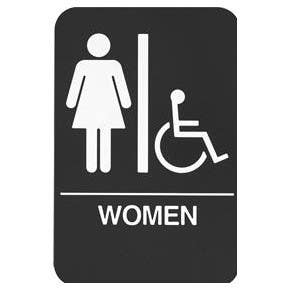 Rockwood BF688 BF Series ADA Bathroom Restroom Sign