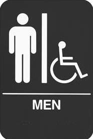 Rockwood BFM687 BFM Series ADA Molded Plastic Sign