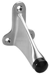 Rockwood 487 Door Heavy Duty Stop, Satin Chrome Plated Brass Finish