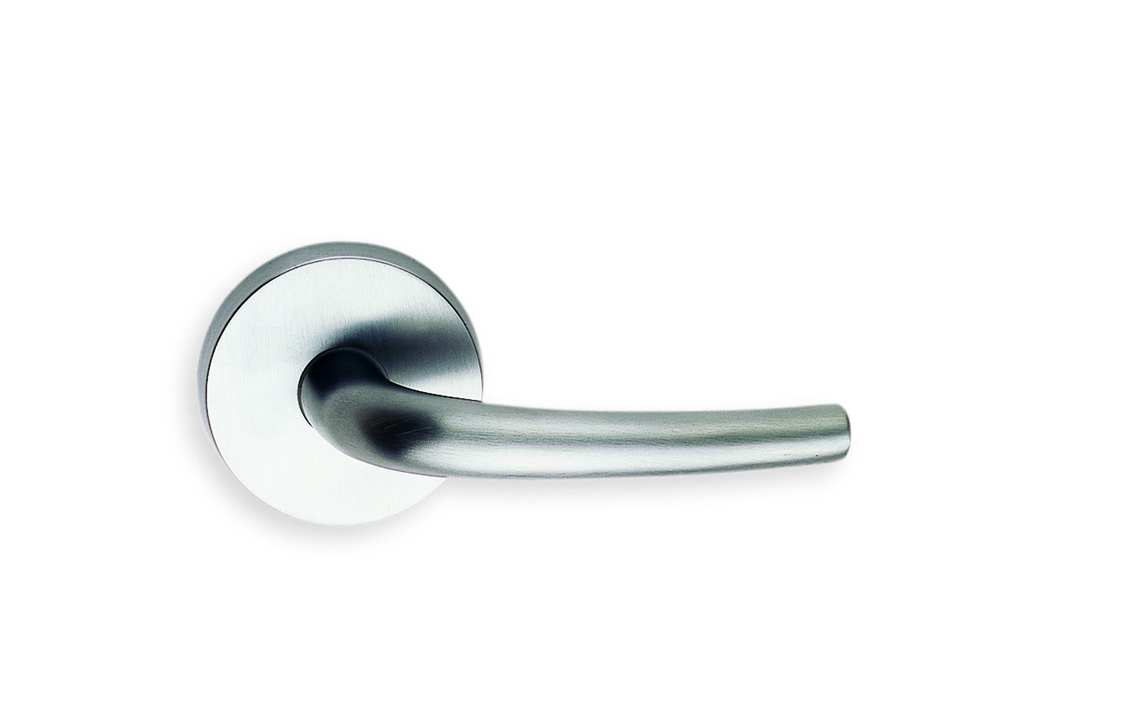 Omnia 892 Interior Modern Lever Latchset - Solid Brass