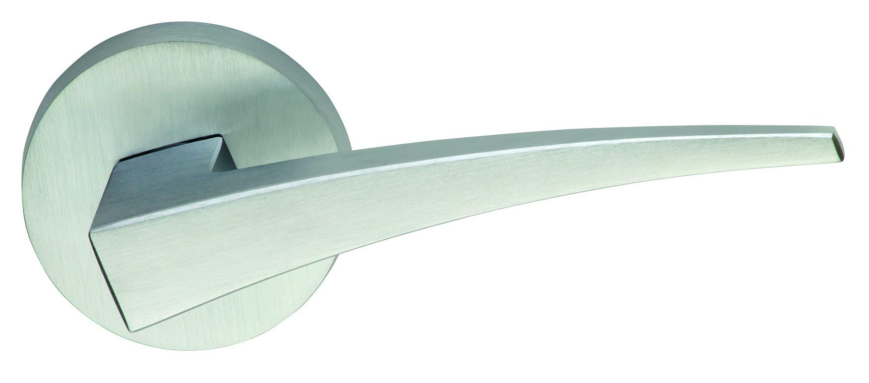 Omnia 227 Interior Modern Lever Latchset - Solid Brass