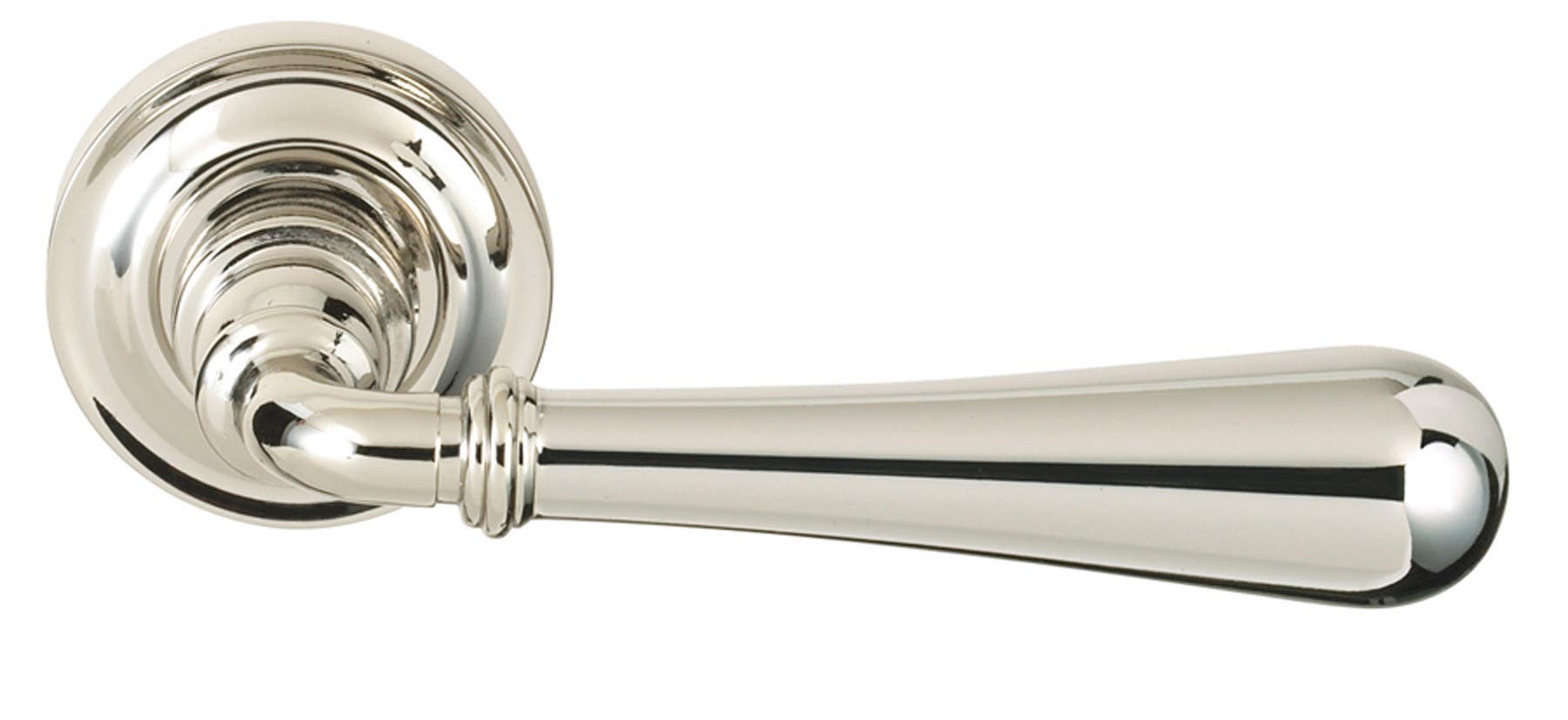 Omnia 918 Interior Traditional Lever Latchset - Solid Brass
