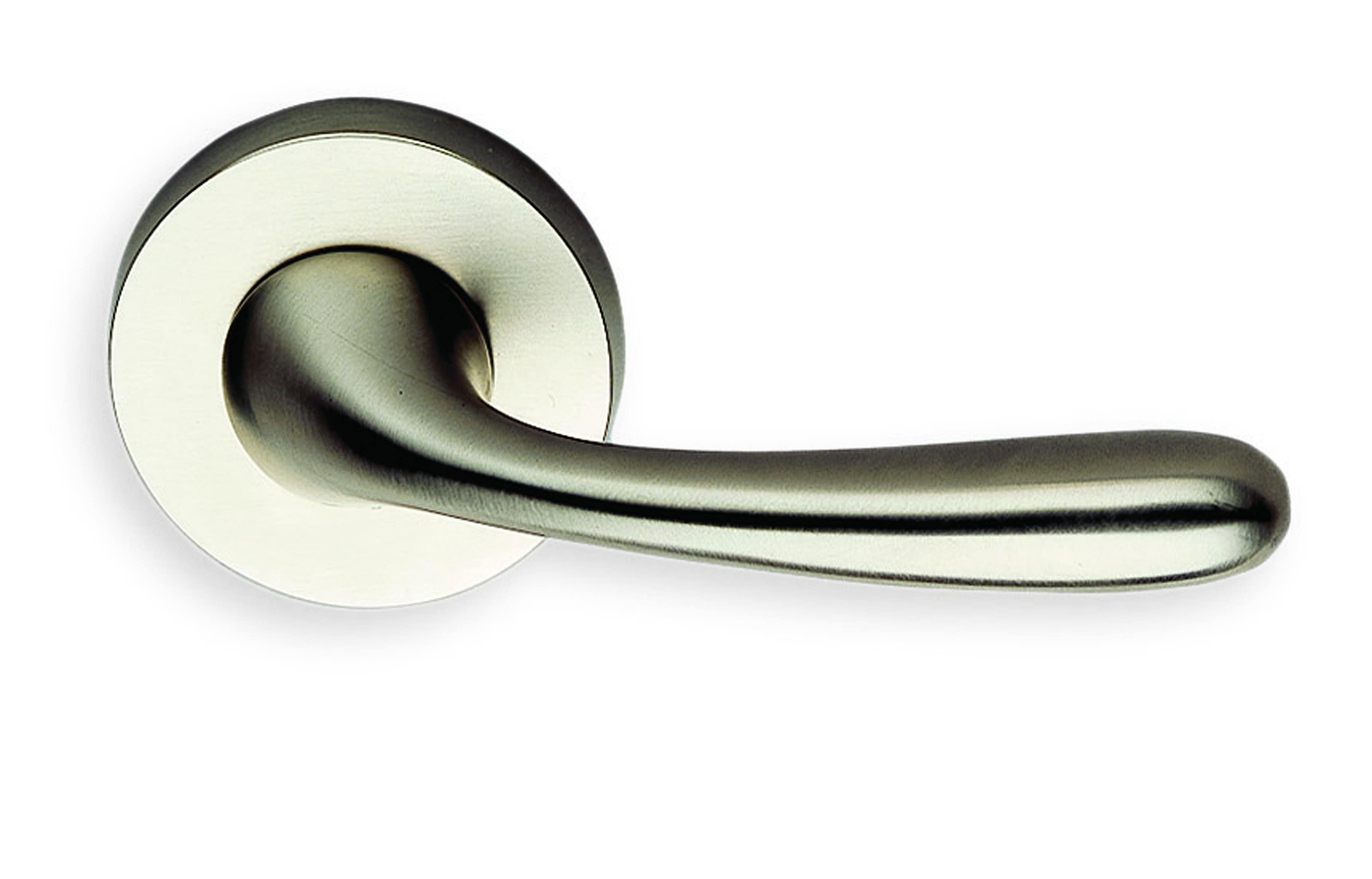 Omnia 905 Interior Modern Lever Latchset - Solid Brass