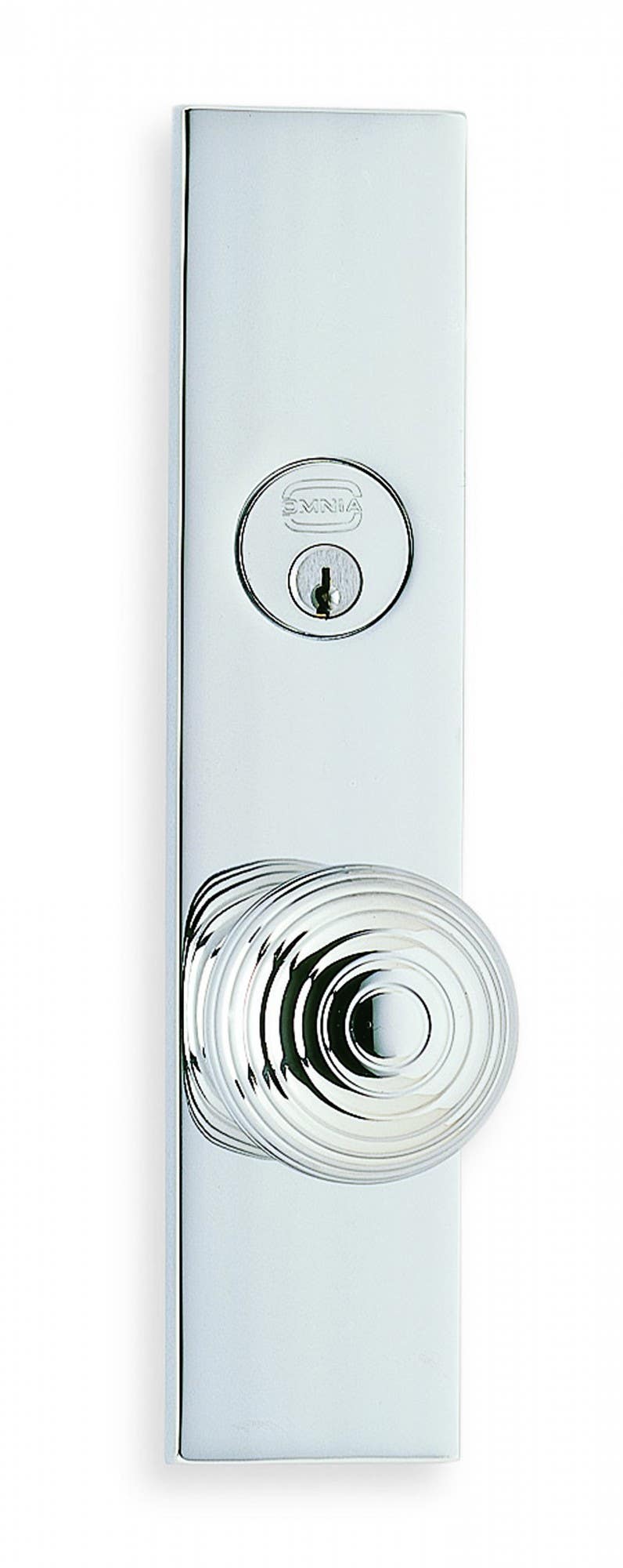 Omnia 2415 Deco Round Knob Mortise Lockset