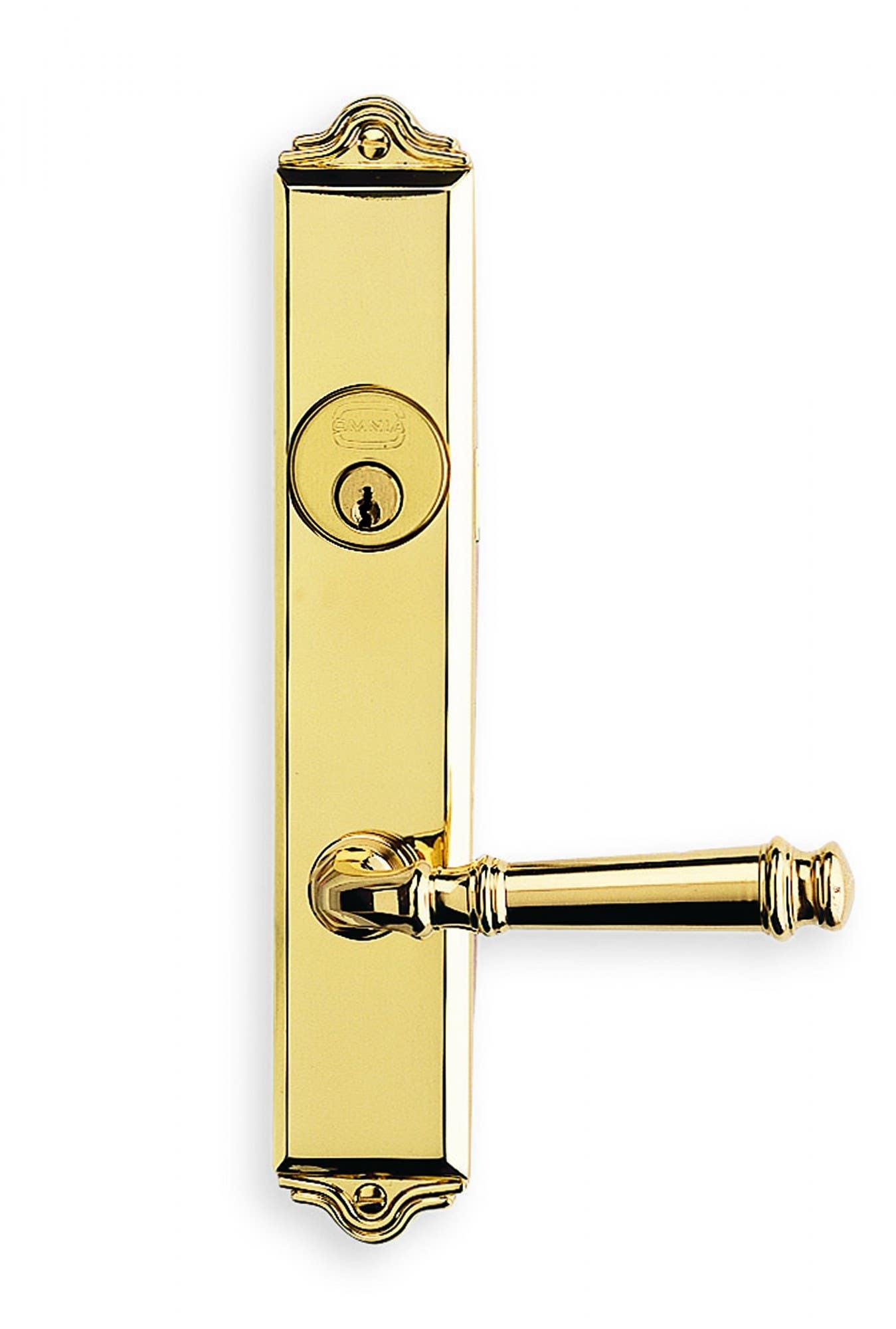 Omnia 63904 Traditional Lever Narrow Backset Mortise Lockset