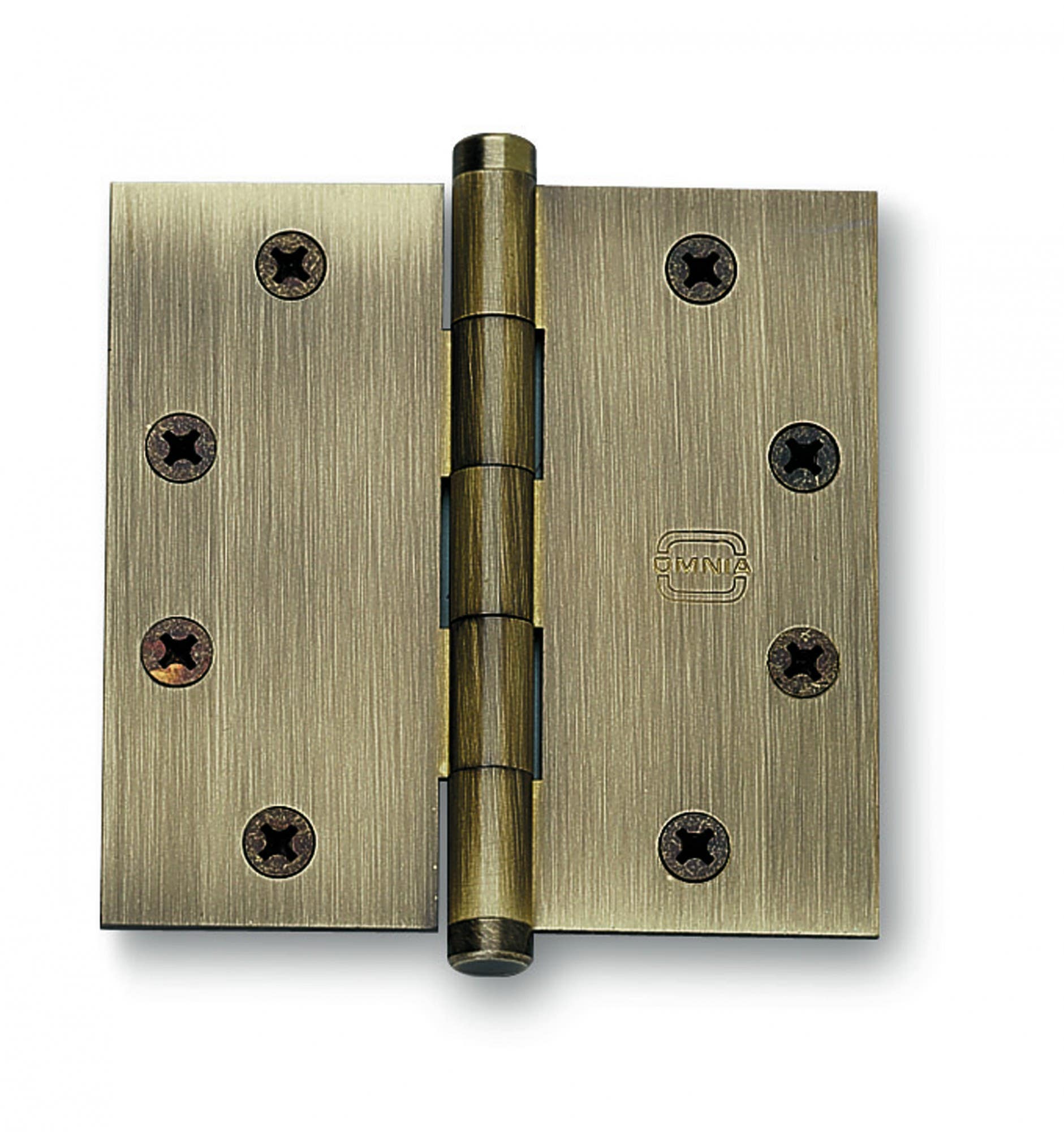 Omnia 985/45BTN 4-1/2" x 4-1/2" Plain Bearing, Button Tip Hinge