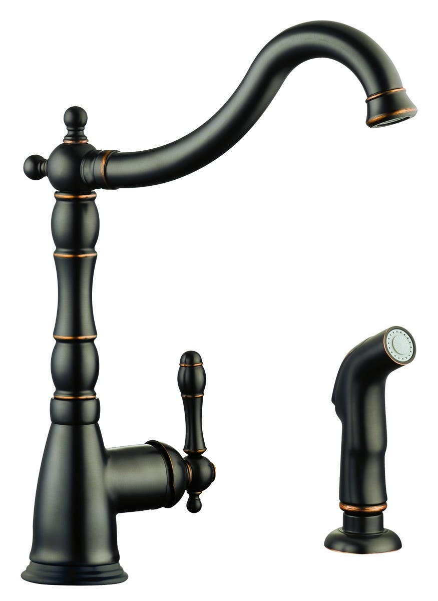 Design House 523225/233 Oakmont Kitchen Faucet w/ Sidespray