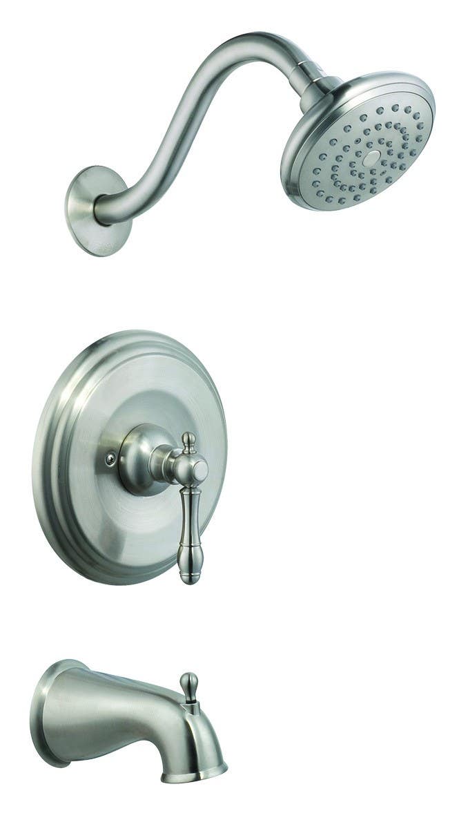 Design House 523472/595694 Oakmont Bath & Shower Trim w/ Valve, Double Handle