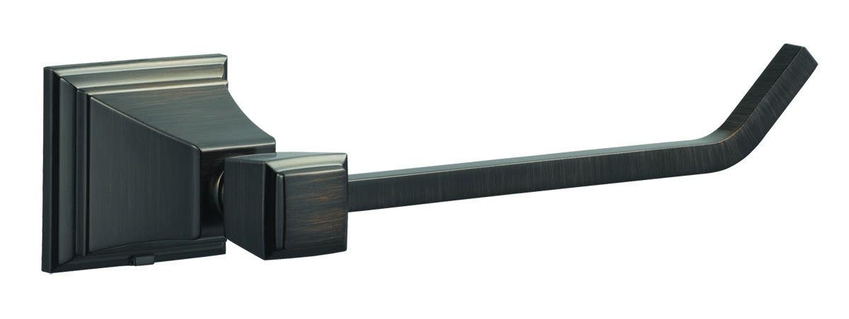 Design House 560490 Torino Euro Toilet Paper Holder, Satin Nickel