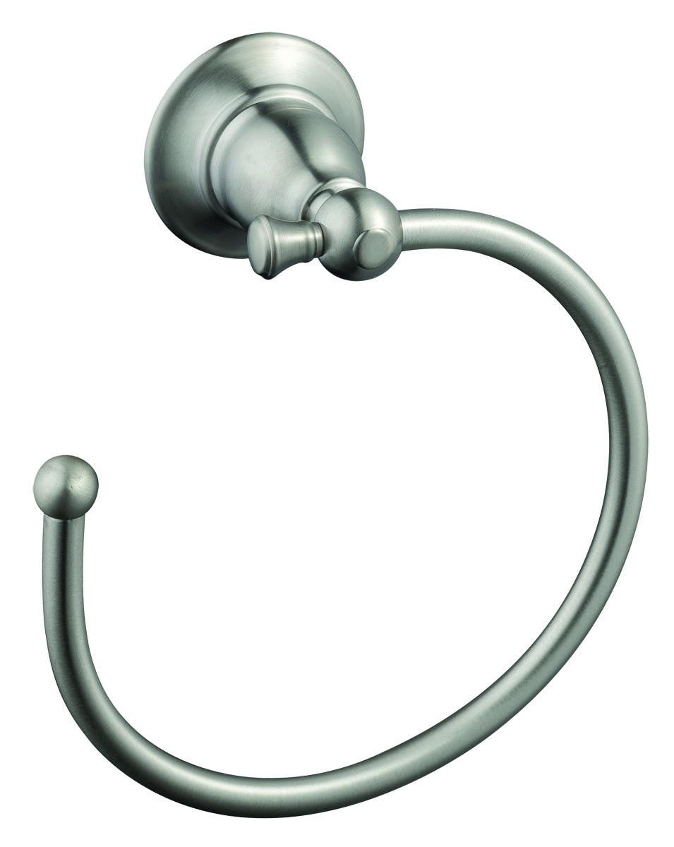 Design House 561076 Oakmont Towel Ring, Satin Nickel