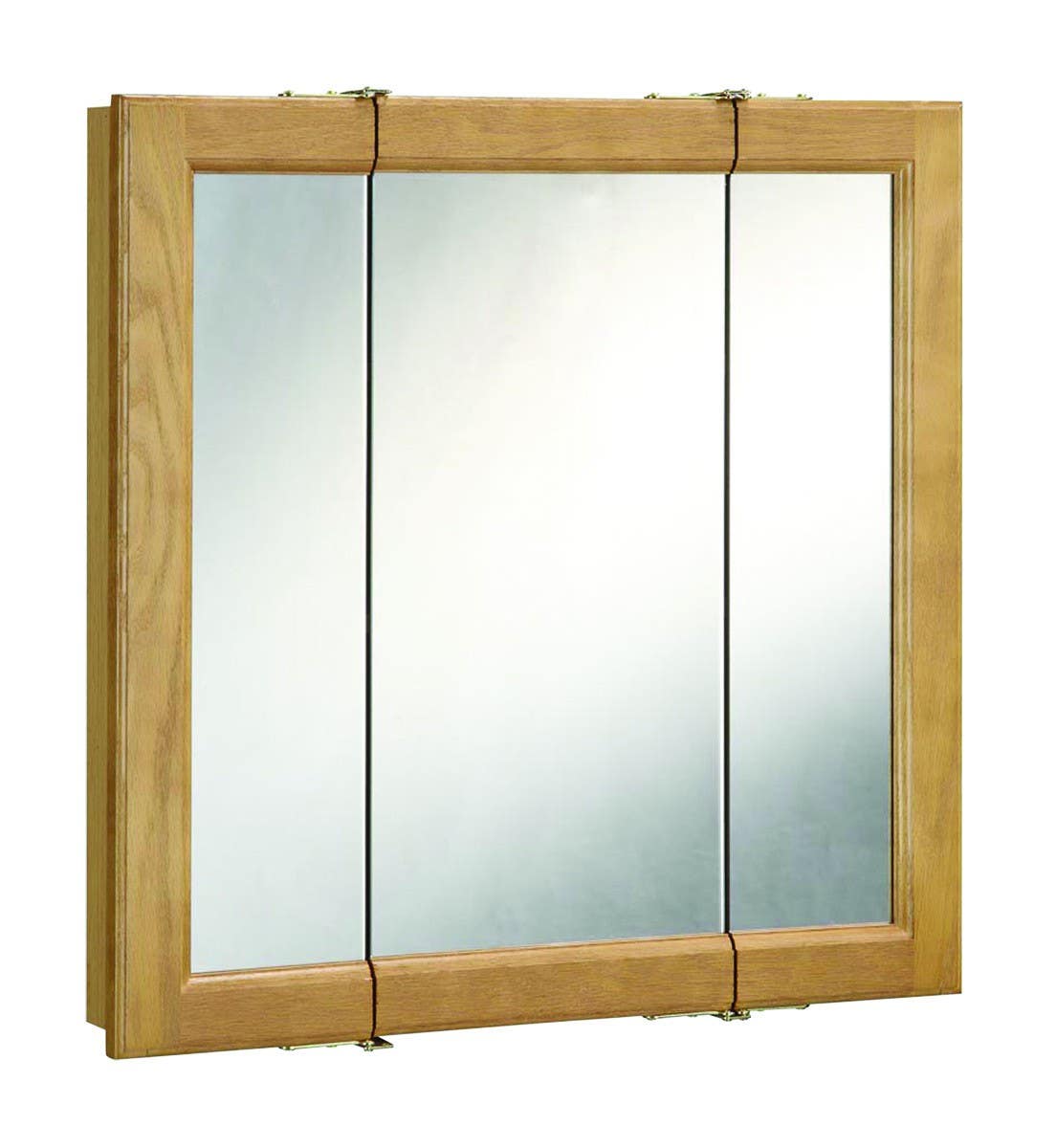 Design House 530576/530584 Richland Tri-View Surface Mount Cabinet, Nutmeg Oak