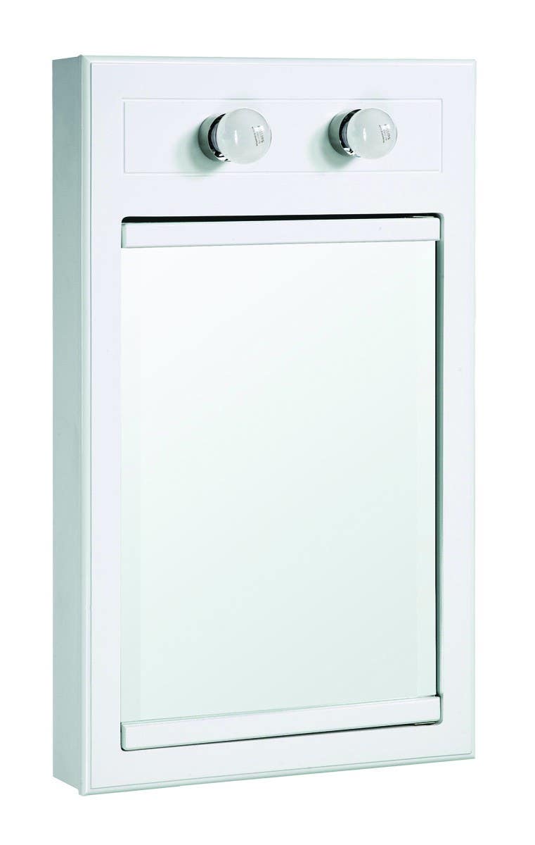 Design House 532374/532390 Concord White Surface Mount Lighted Medicine Cabinet
