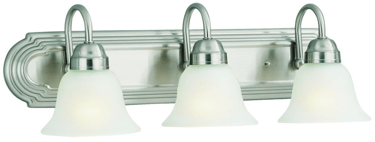 Design House 506618/626 Allante Bath/Vanity Light w/ Frosted Glass, Oil Rubbed Bronze