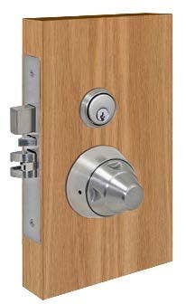Cal-Royal LGK LG Trim Heavy Duty, Grade 1 Mortise Lockset Knob Escutcheon,Finish-Satin Stainless Steel
