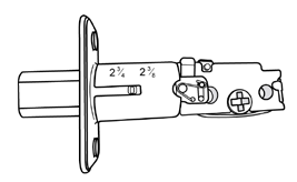 Cal-Royal DB-8 Adjustable Deadbolt Latch