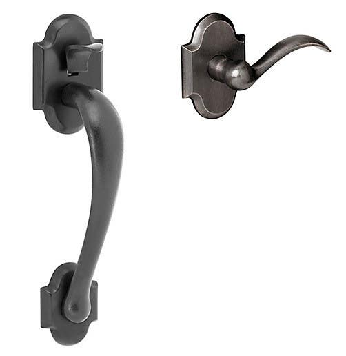 Baldwin Estate 85353 Boulder Sectional Handleset Kit with 5452V Lever