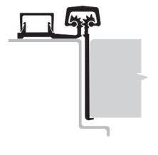 Select SL52 Half Mortise Geared Continuous Hinge, Heavy Duty