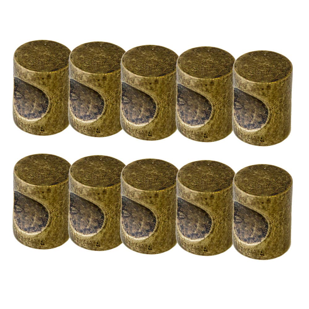 Design House 182329 Barrel Cabinet Knob 10-Pack, Satin Nickel