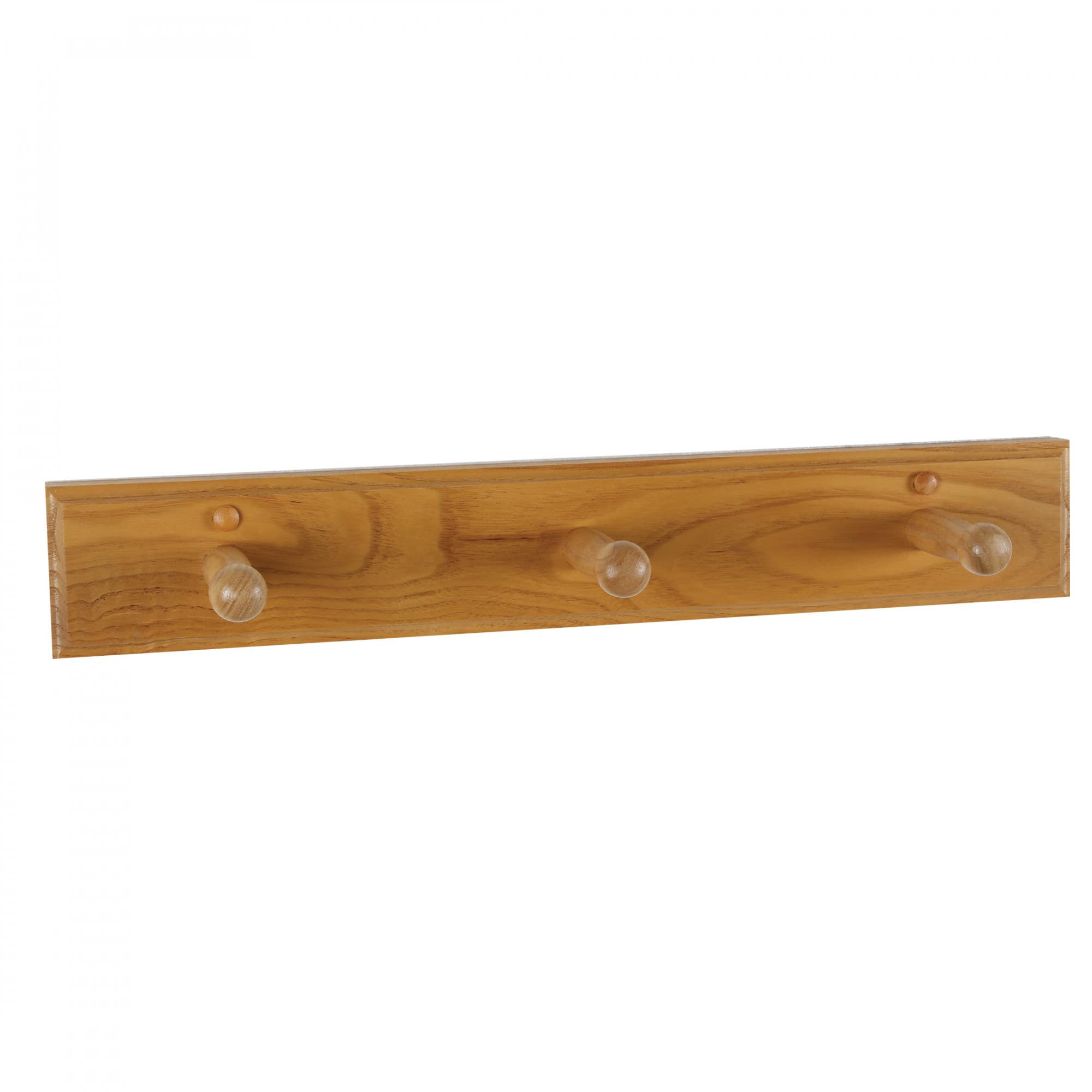Design House 561225 Dalton Triple Robe Hook, Honey Oak Finish