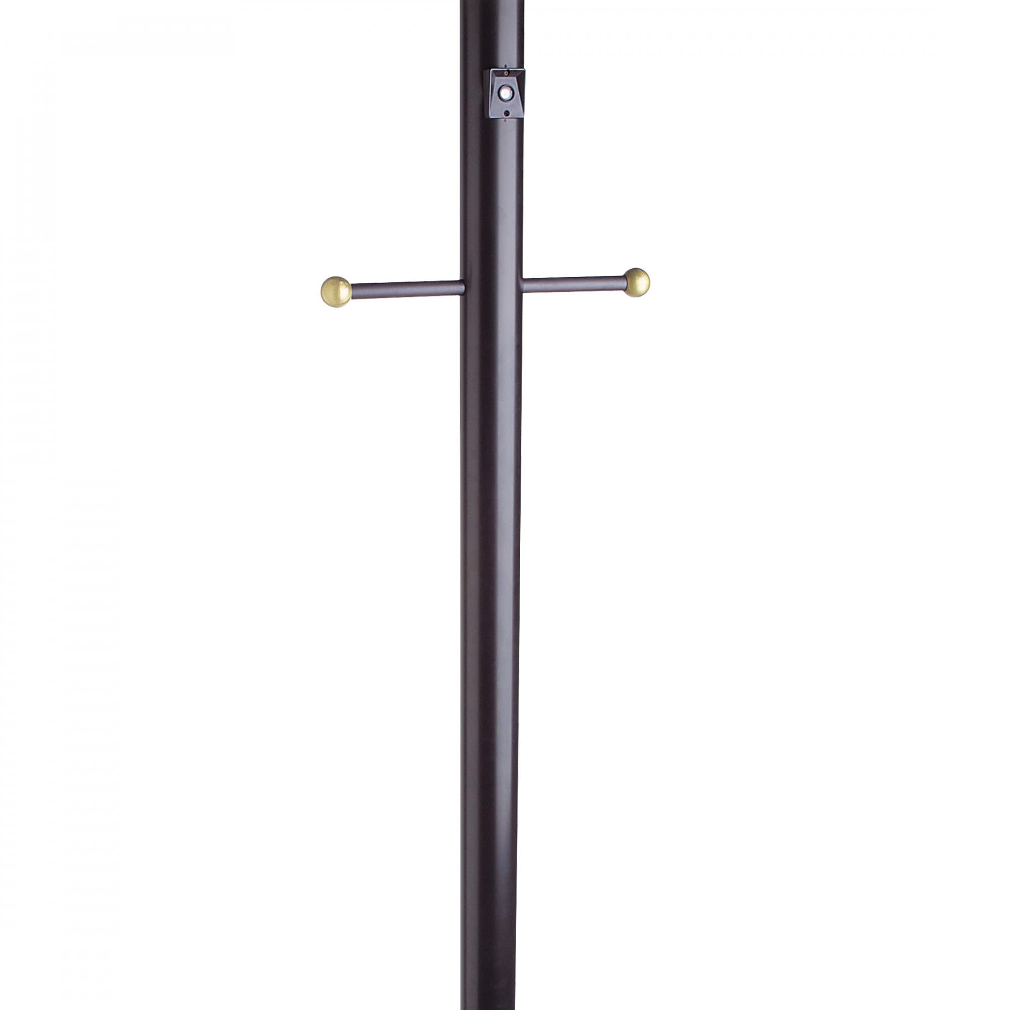 Design House 502047 Lamp Post w/ Photo Eye, Black Finish