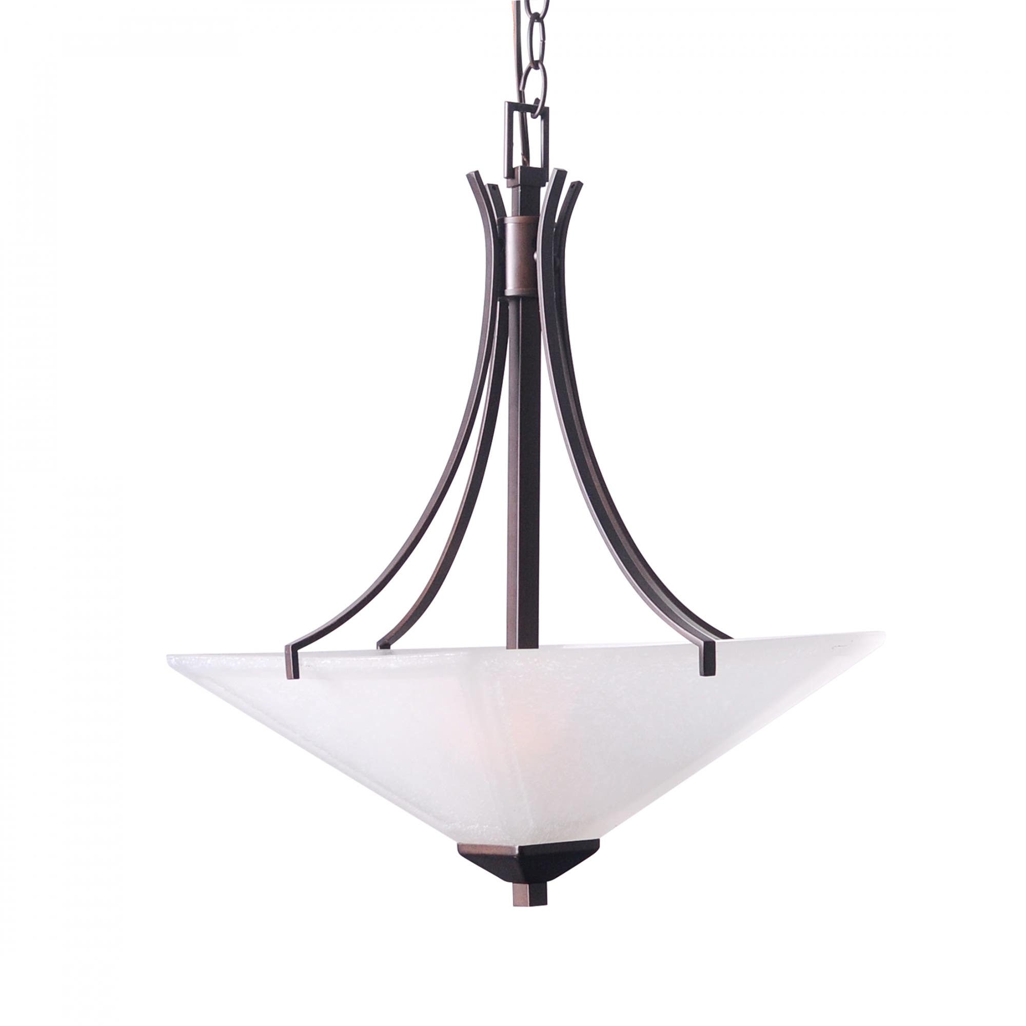 Design House 577379 Torino 2-Light Pendant, Brushed Bronze Finish